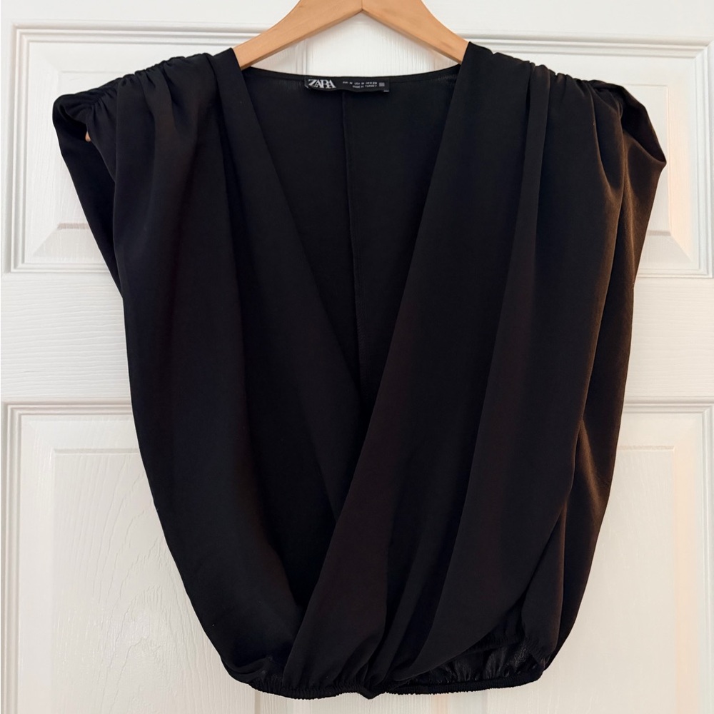 Zara Elegant Black Blouse
